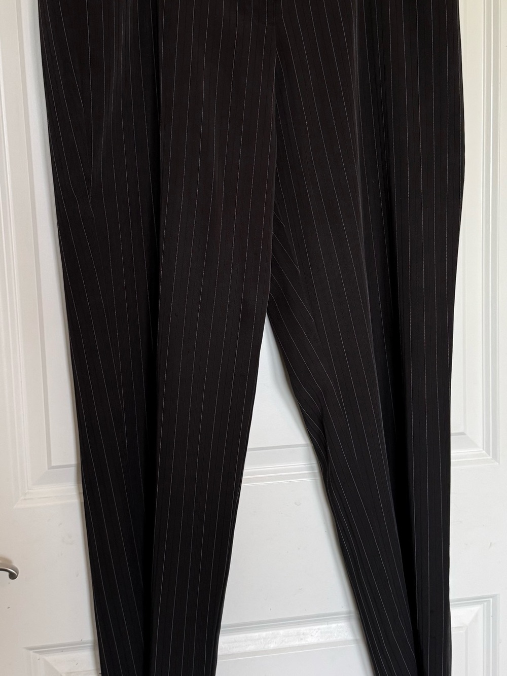 George Black Pinstripe Trousers